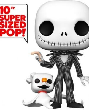 Funko Pop Disney 809 Jack Skellington con Zero 10"