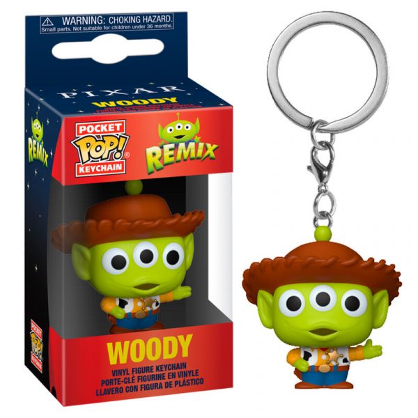 Llavero Funko Pop Disney Remix Woody