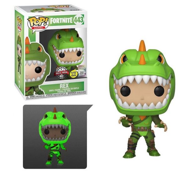 Funko Pop Games 443 Rex GITD