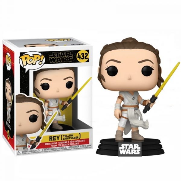 Funko Pop Star Wars 432 Rey (Sable Amarillo)