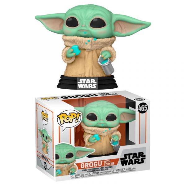 Funko Pop Star Wars 465 Grogu Con Galletas