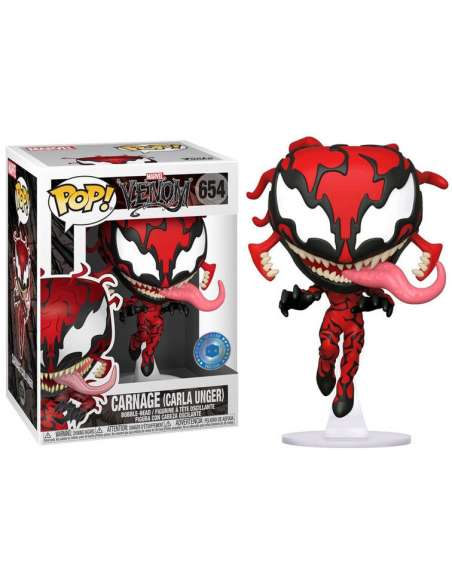 Funko Pop Marvel 654 Carnage (Carla Unger) Caja Dañada