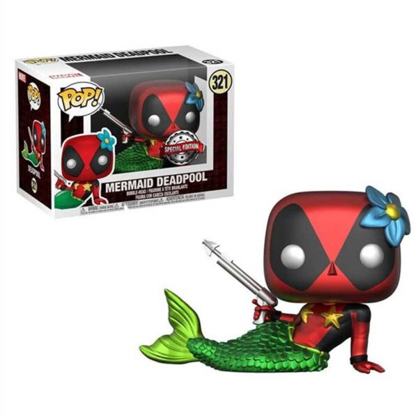 Funko Pop Marvel 321 Mermaid Deadpool