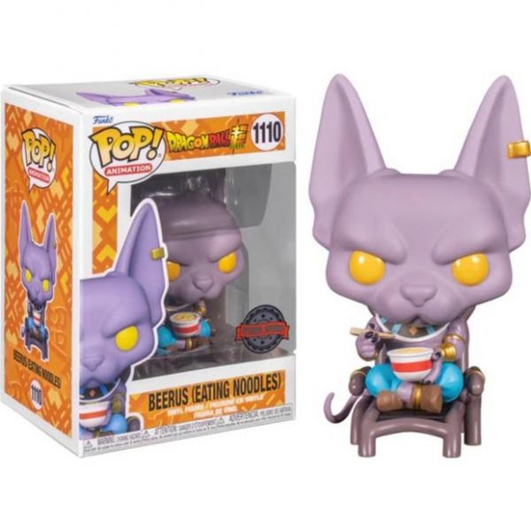 Funko Pop Animación 1110 Beerus (Comiendo Noodless)