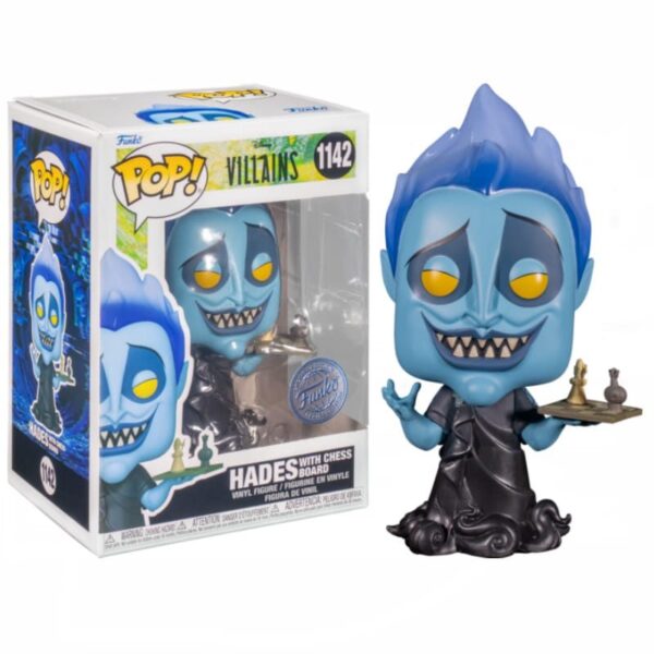 Funko Pop Disney 1142 Hades Con Tablero Ajedrez