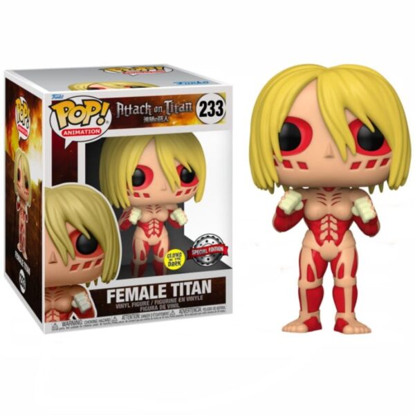 Funko Pop Animación 233 Female Titan Glows In The Dark