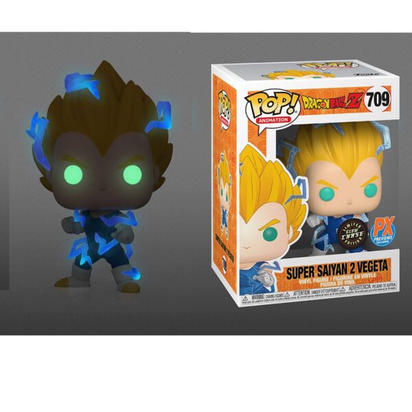 Funko Pop Animación 709 Super Saiyan 2 Vegeta Chase