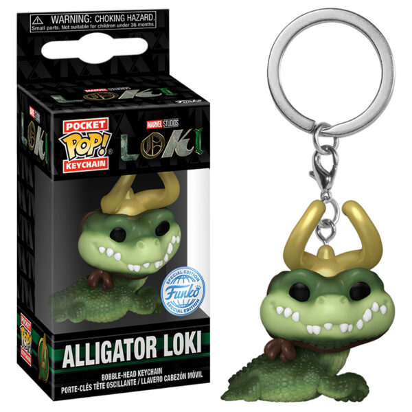 Llavero Funko Pop Alligator Loki
