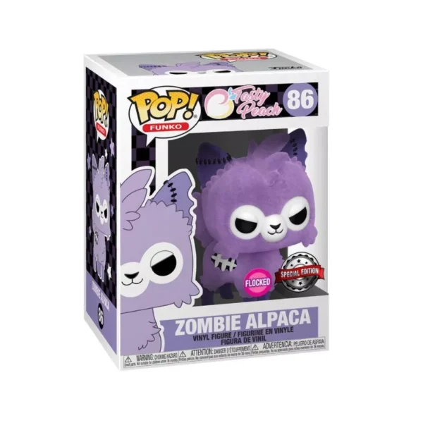 Funko Pop 86 Zombie Alpaca Flocked