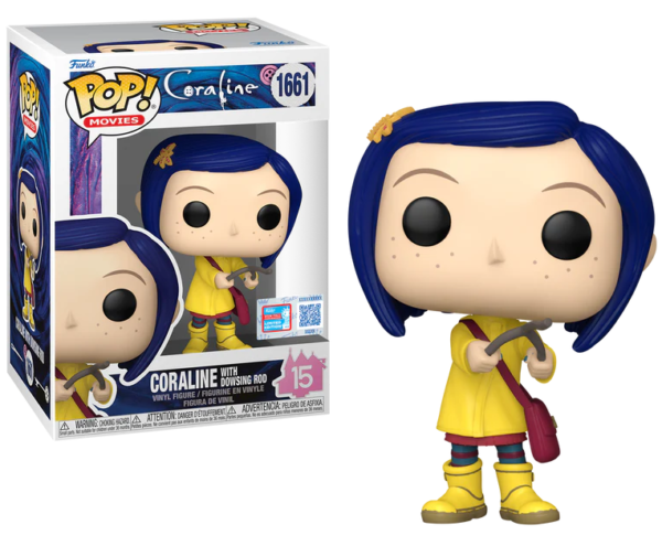 Funko Pop Movies 1661 Coraline with Dowsing Rog