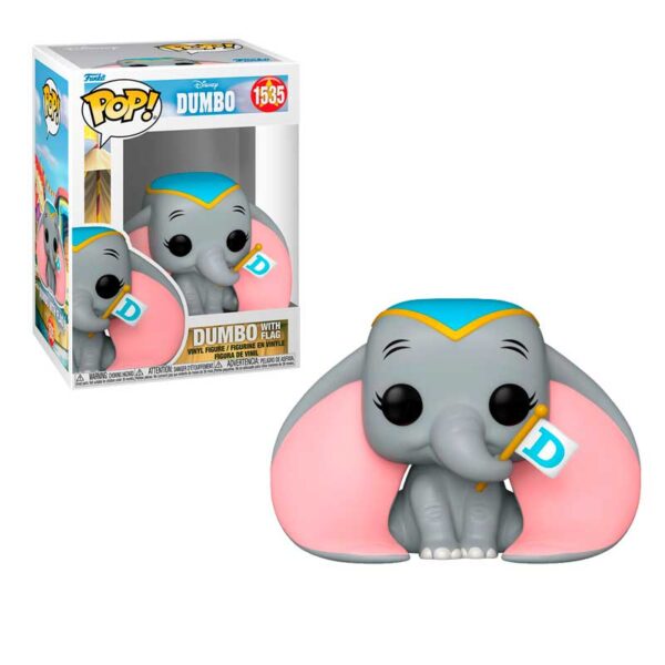 Funko Pop Disney 1535 Dumbo Con Bandera