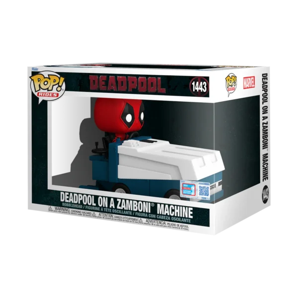 Funko Pop Rides 1443 Deadpool On A Zamboni Machine