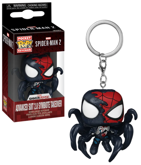 Llavero Funko Pop Advanced Suit 2.0 Symbiote Takeover