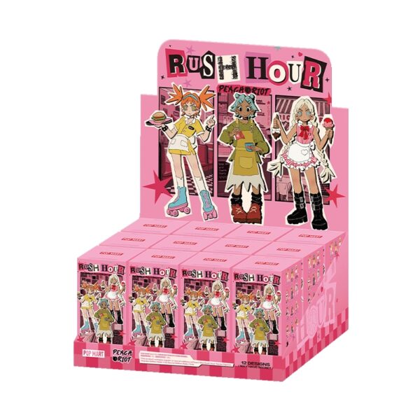 Blind Box Pop Mart Peach Riot Rush Hour Series Figures