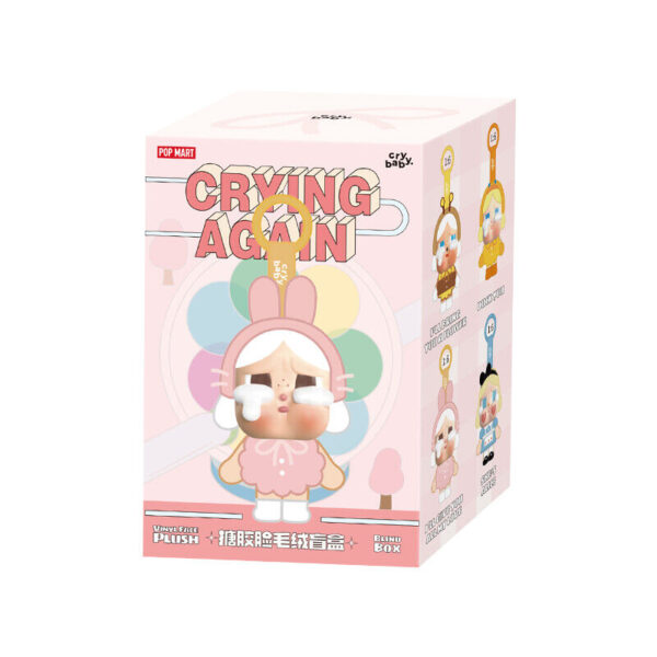 Blind Box Pop Mart CRYBABY Crying Again Series-Vinyl Face Plush