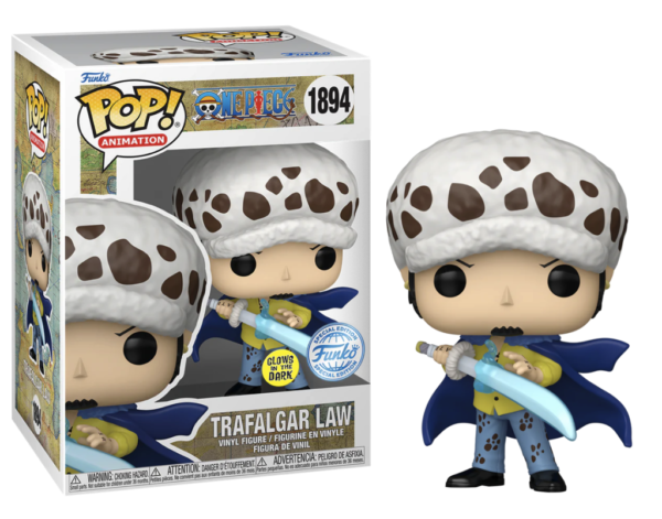 Funko Pop Animation 1894 Trafalgar Law GITD