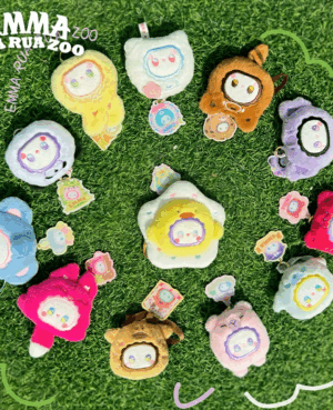 Blind Box Lucky Emma: Rua Rua Zoo Scented Plush Keychain Series