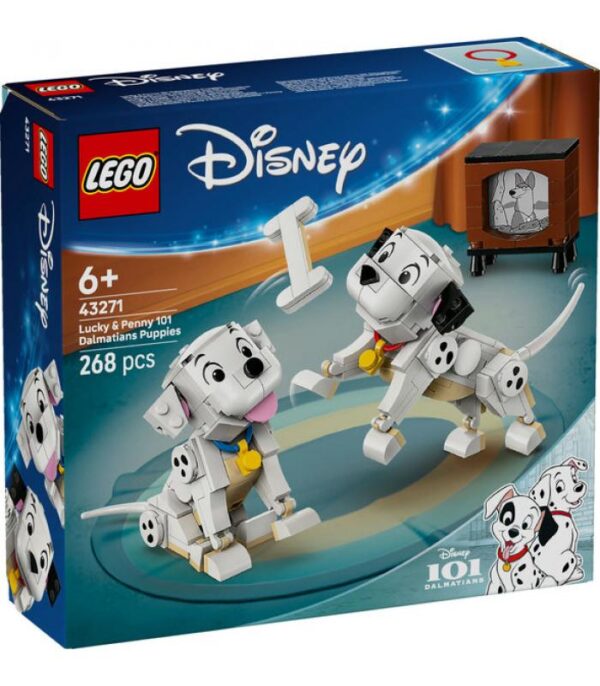 Lego Disney 43271 Lucky y Penny: Cachorros de 101 Dalmatas