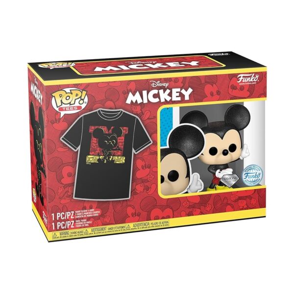 Pack Funko Pop Disney Mickey Mouse + Camiseta XL