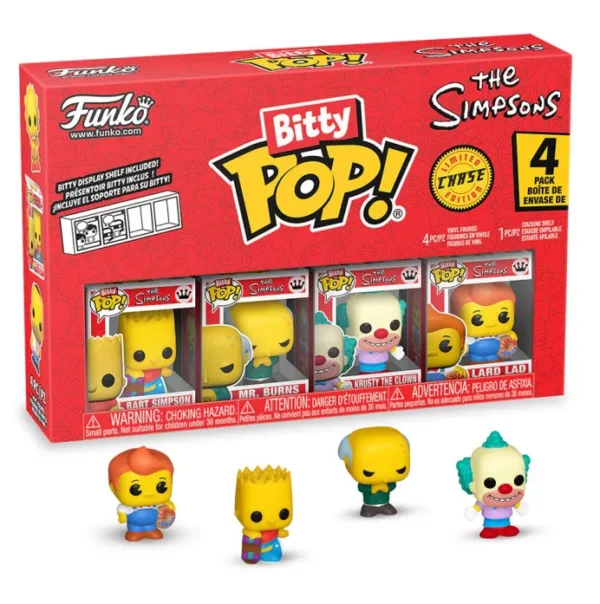 Funko Bitty Pop Los Simpson Pack de 4 Serie 1