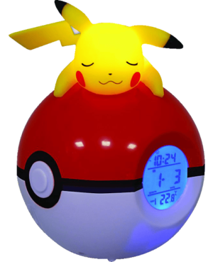 Reloj despertador Pokémon Pikachu 18cm