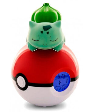 Reloj despertador Pokémon Bulbasur 18cm