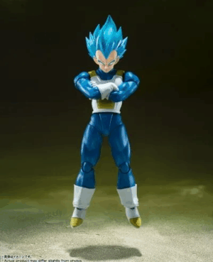 Figura Sh Figuarts Vegeta Super Saiyan God Unwaring Saiyan Pride