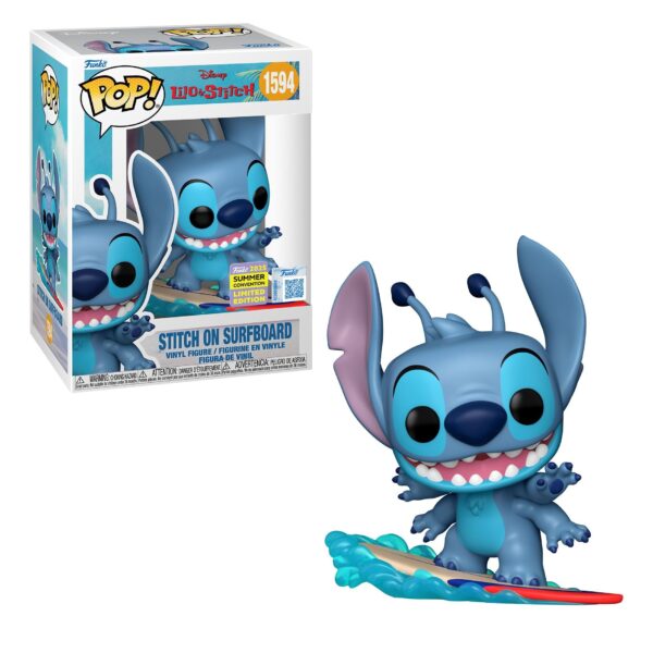 Funko Pop Disney 1594 Stitch On Surfboard