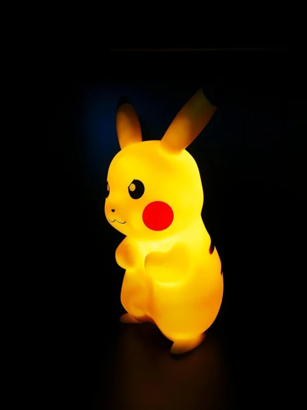 Lampara Pikachu Pokemon 25cm LED 3D - Imagen 2