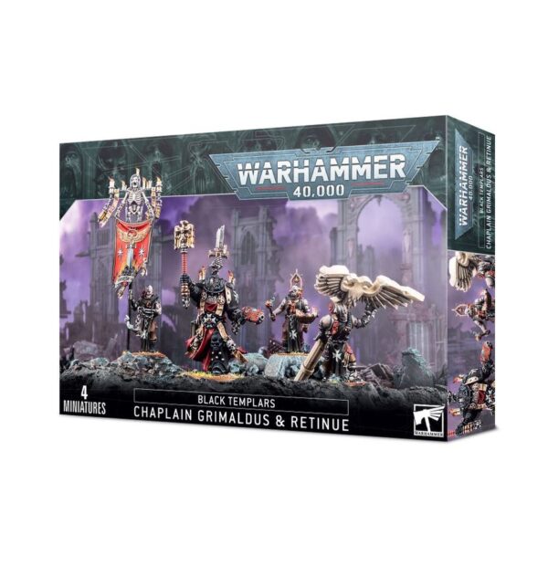 Warhammer 40.000 - Black Templars: Capellán Grimaldus Y Escolta