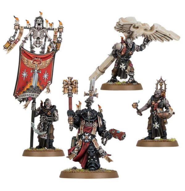 Warhammer 40.000 - Black Templars: Capellán Grimaldus Y Escolta - Imagen 2