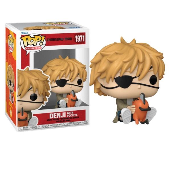 Funko Pop Animacion 1971 Denji With Pochita