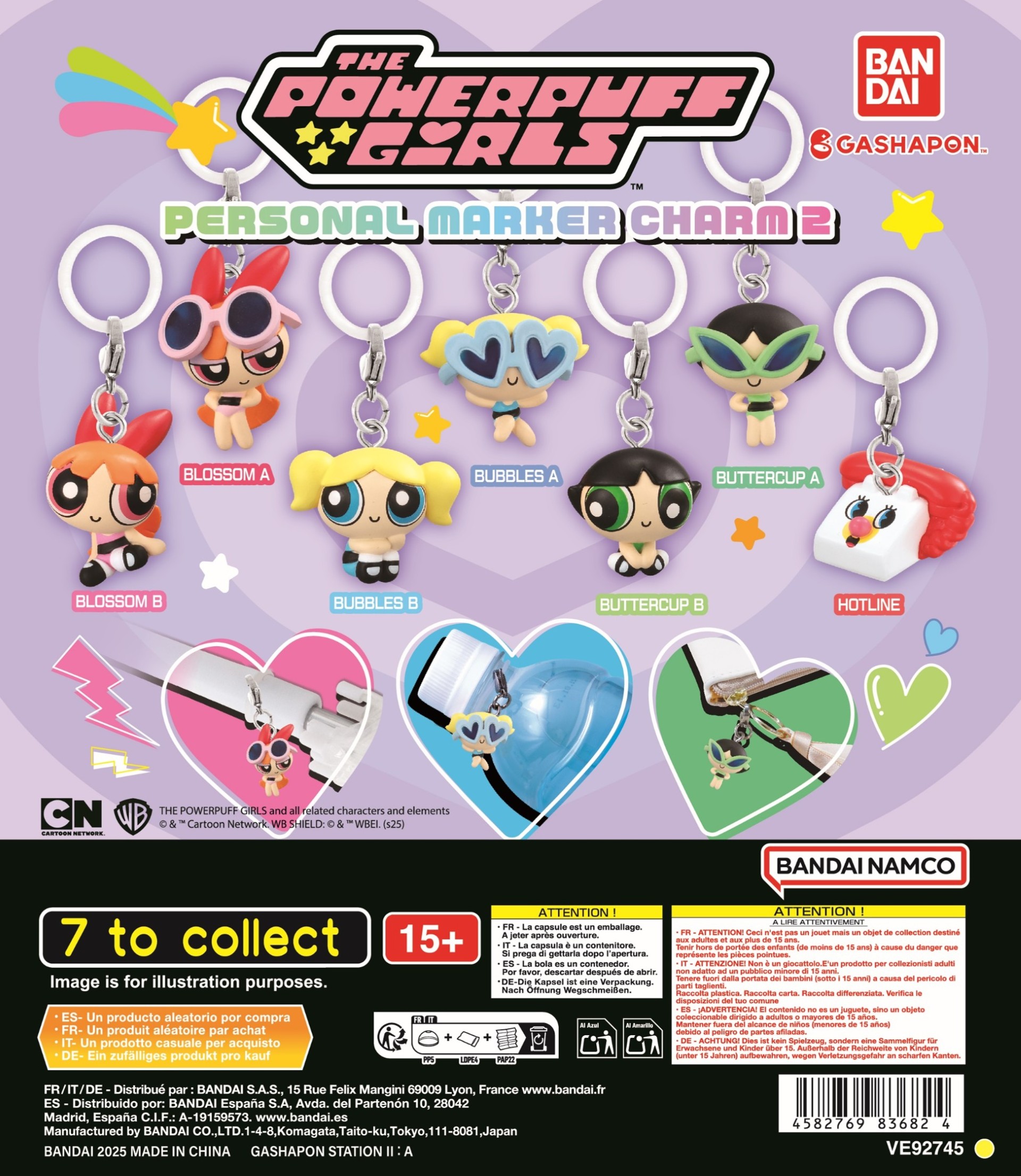 Gashapon The Powerpuff Girls Personal Marker Charm 2