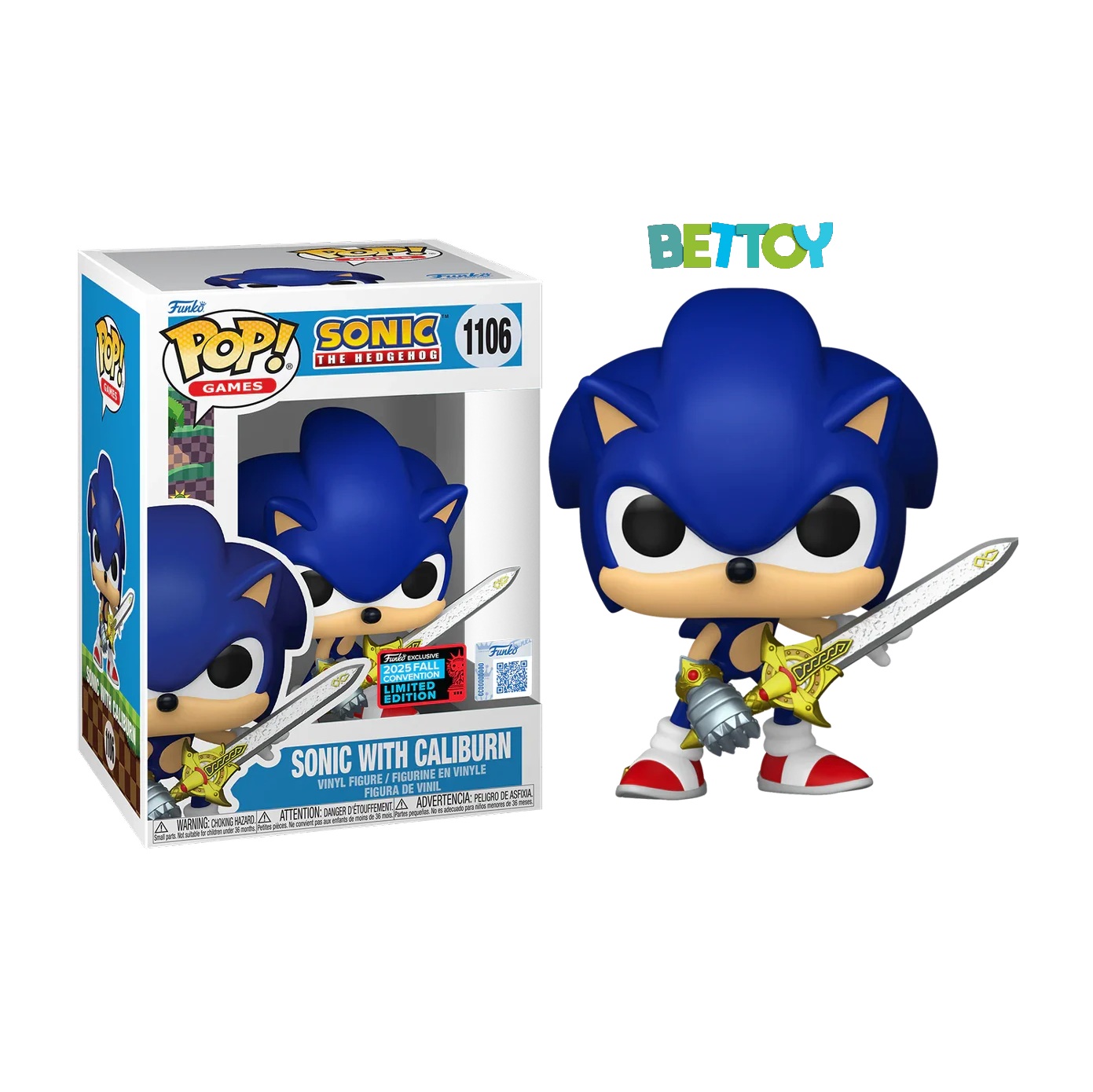 Funko Pop Games 1106 Sonic With Caliburn