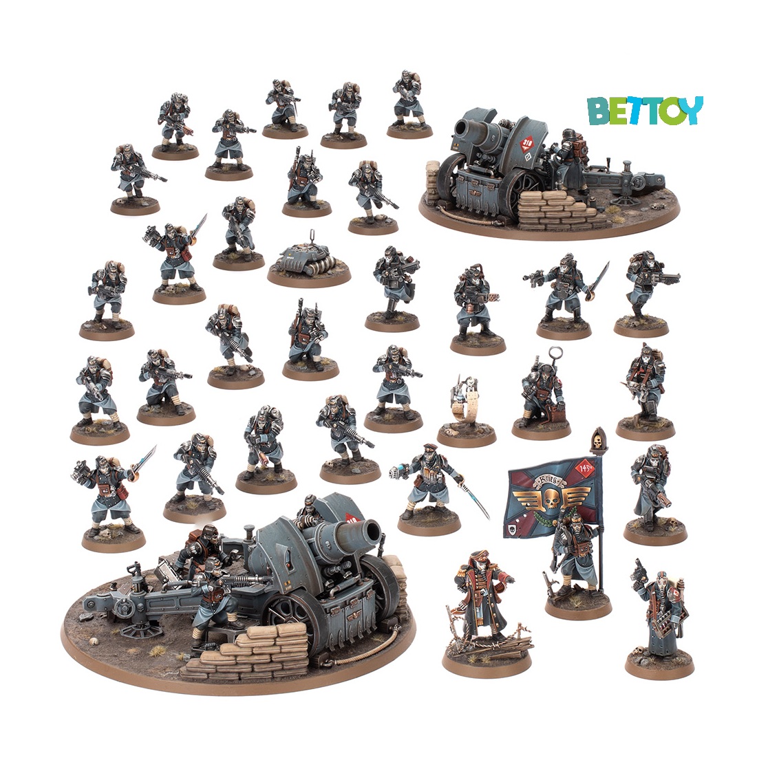 Warhammer 40.000 - Battleforce Astra Militarum: Pelotón De Asedio De Krieg - Imagen 2