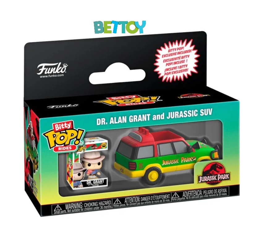Funko Bitty Rides Jurassic Park Dr. Alan Grant