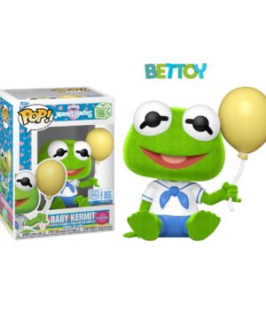 Funko Pop Muppets 1696 Baby Kermit Flocked