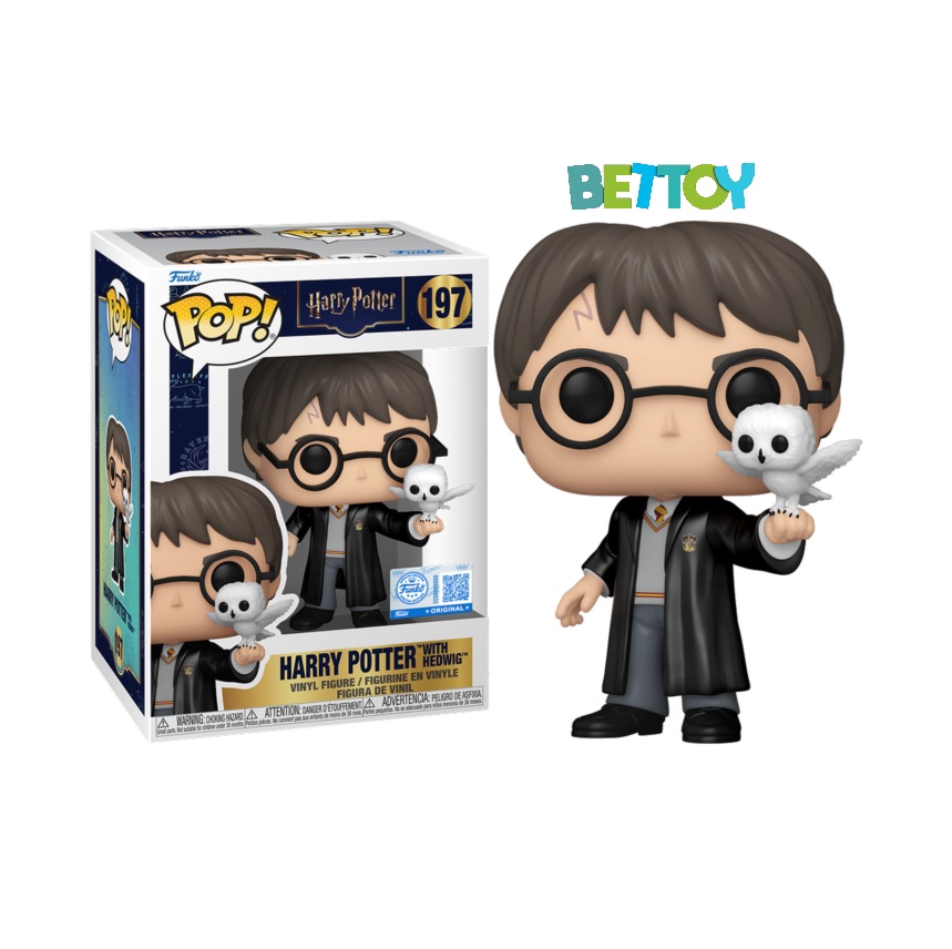 Funko Pop Harry Potter 197 Harry Potter Con Hedwig