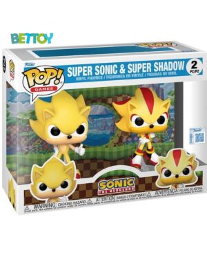 Funko Pop Games Super Sonic & Super Shadow