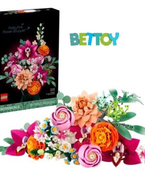 Lego Botanicals 10342 Ramo de Flores Fantasía en Rosa
